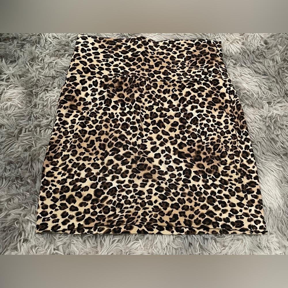 Cheetah Print mini skirt size Small